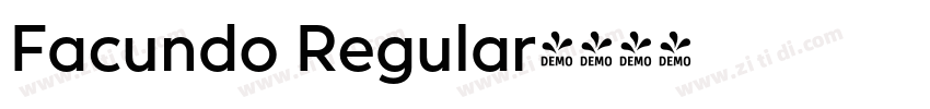 Facundo Regular字体转换